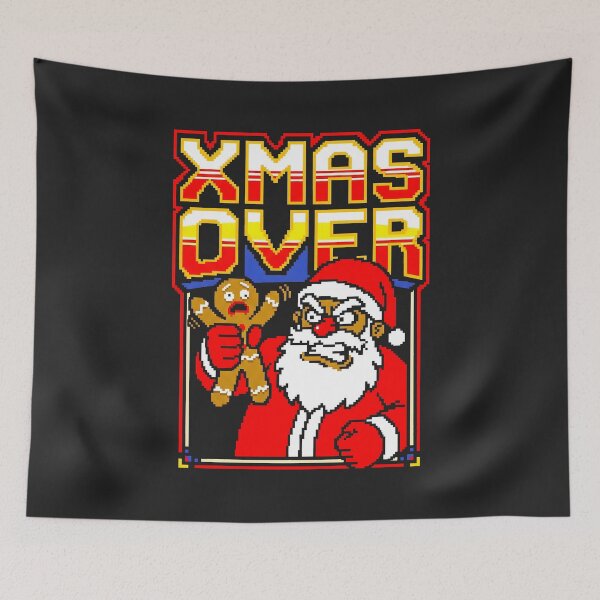 Item preview, Xmas Over Retro Santa Gingerbread Man designed and sold by SplashTastic.