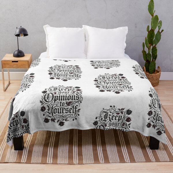 Item preview, Keep Your Opinions to Yourself Design – Gothic Rose Art designed and sold by Luminari Creations.