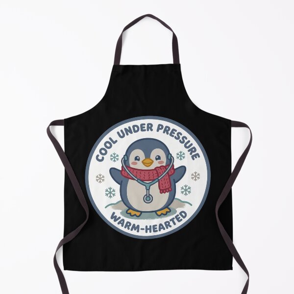 Item preview, Cool Under Pressure Warm-Hearted - Nurse Penguin designed and sold by TheCalmEdit.