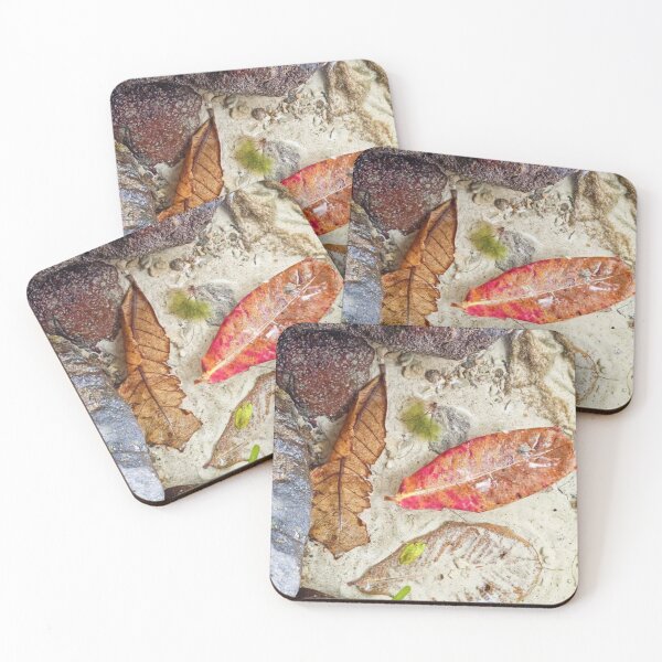 Item preview, Autumn Fallen Leaves River Rocks Water designed and sold by Luxxe87.