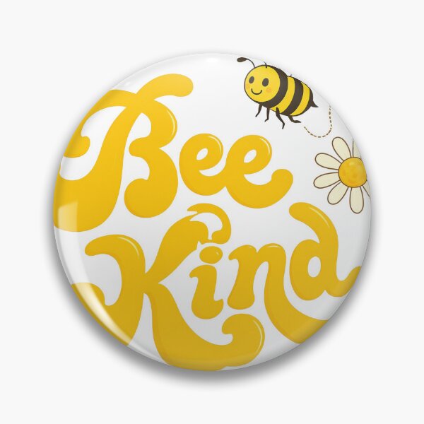 Item preview, Bee Kind Retro 70s Honeybee Wildflower Daisy Positive Quote designed and sold by pietini.