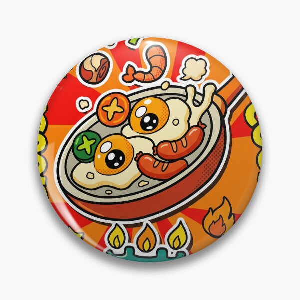 Item preview, So Hot Kawaii Breakfast Cooking Cartoon Pop Art designed and sold by mumeaw.