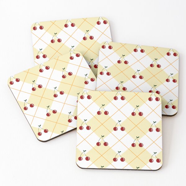 Item preview, Cherry Gingham Pattern designed and sold by ZenithDrip.