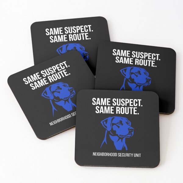 Item preview, Neighborhood Security Unit Labrador Dog Slogan designed and sold by SplashTastic.
