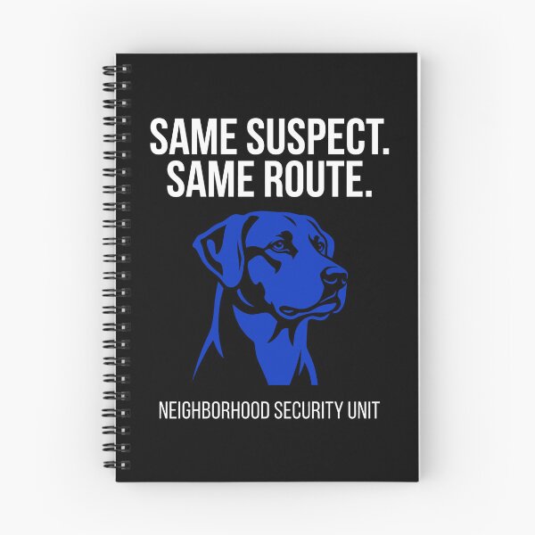 Item preview, Neighborhood Security Unit Labrador Dog Slogan designed and sold by SplashTastic.