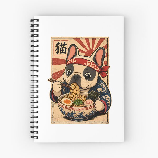 Item preview, French Bulldog Ramen Noodle Japanese Foodie Dog designed and sold by StuckOnTees.