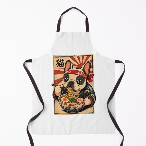 Item preview, French Bulldog Ramen Noodle Japanese Foodie Dog designed and sold by StuckOnTees.