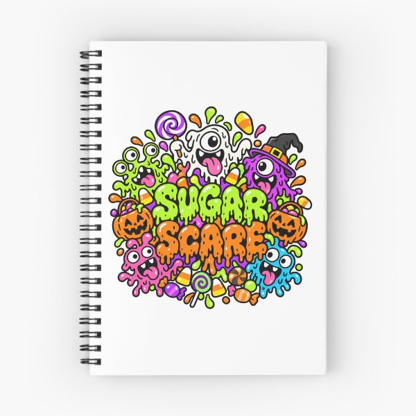 Item preview, Sugar Scare Candy Monster Explosion Halloween designed and sold by Thai Vibe Studio.