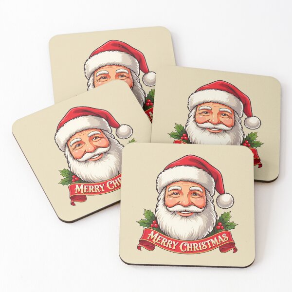 Item preview, Portrait of a jolly, smiling Santa Claus designed and sold by LV-creator.