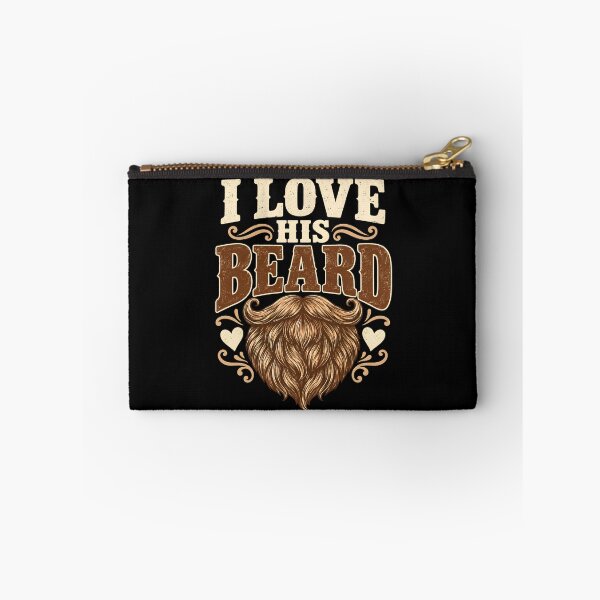 Item preview, I Love His Beard - Funny Bearded Husband & Boyfriend Graphic designed and sold by BumbleBloom7.