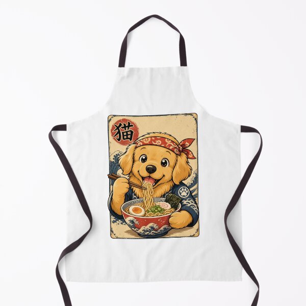 Item preview, Golden Retriever Ramen Dog Japanese Noodle Lover designed and sold by StuckOnTees.