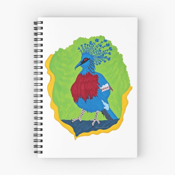 Item preview, Victoria Crowned Pigeon Colourful Kintsugi Bird Art designed and sold by newsuept25.art.
