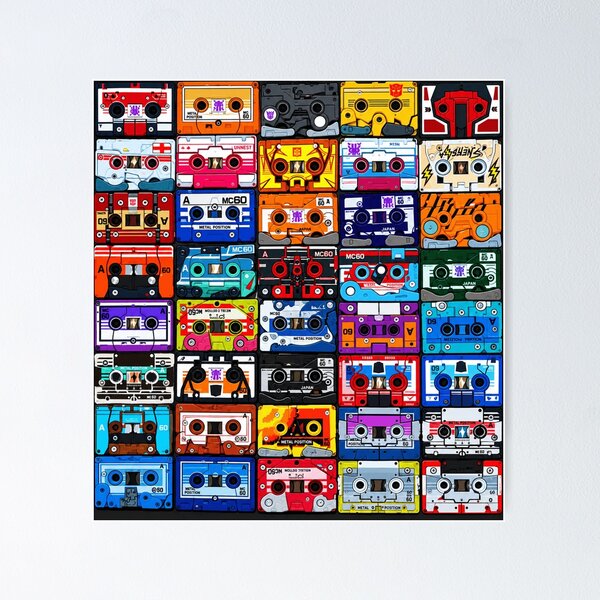 Item preview, Robot cassettes designed and sold by Mike Pip.