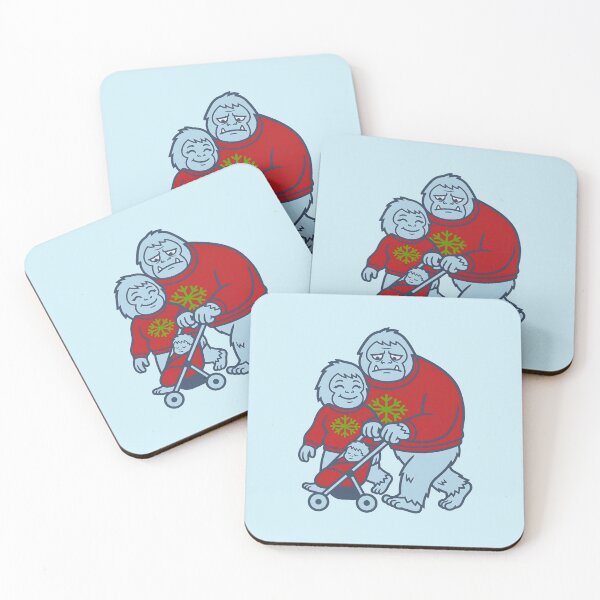 Item preview, Yeti Family Winter Holiday Stroller designed and sold by SplashTastic.