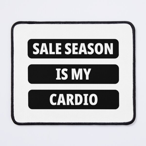 Item preview, Sale Season Is My Cardio Funny Black Friday Sticker designed and sold by PRIME4YOU.