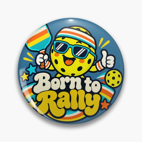 Item preview, Born To Rally Pickleball Glasses Ball designed and sold by LV-creator.