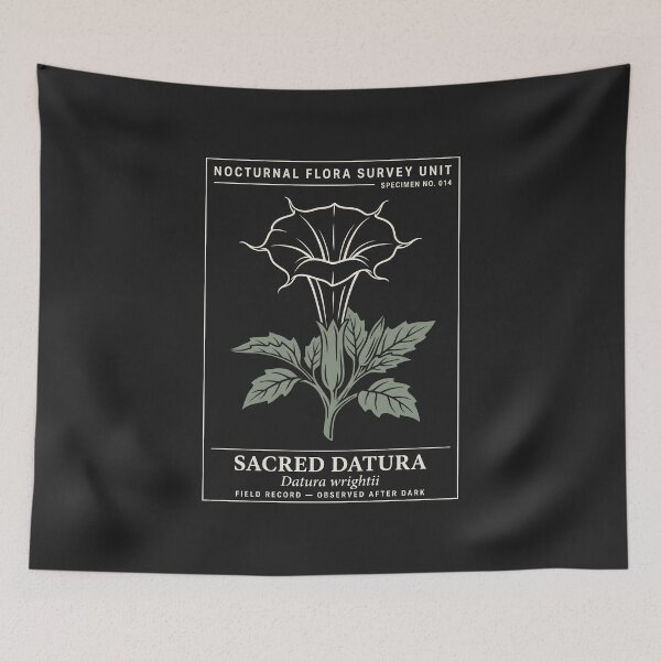 Item preview, Nocturnal Flora Survey Unit Sacred Datura designed and sold by SplashTastic.
