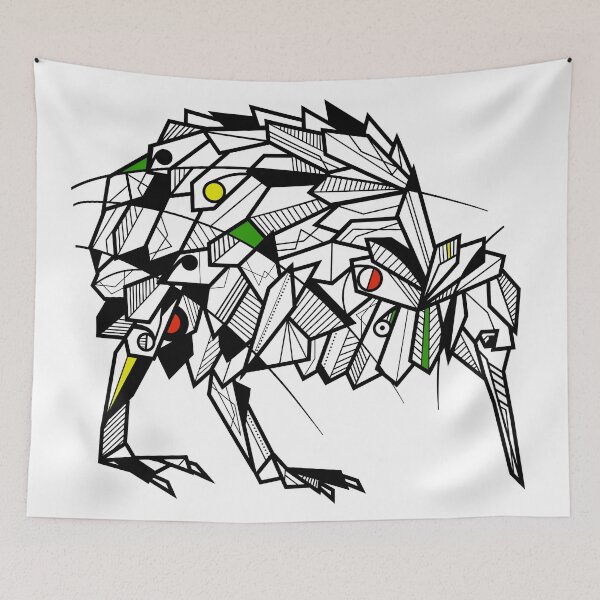 Item preview, Geometric kiwi designed and sold by piedaydesigns.