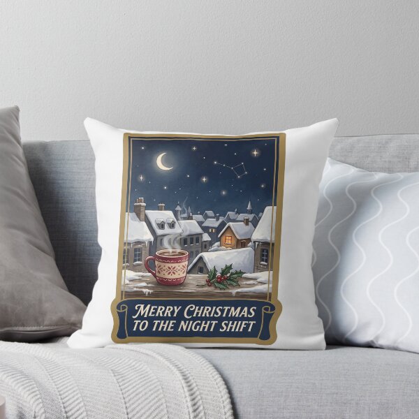 Item preview, Merry Christmas to the Night Shift - Nurse Card designed and sold by TheCalmEdit.