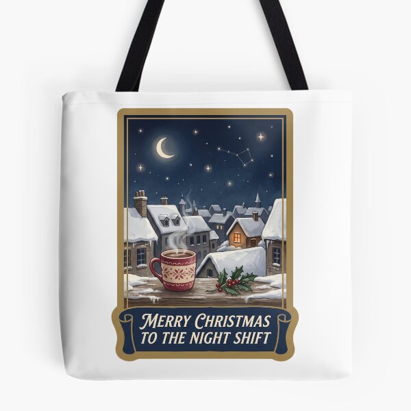 Item preview, Merry Christmas to the Night Shift - Nurse Card designed and sold by TheCalmEdit.