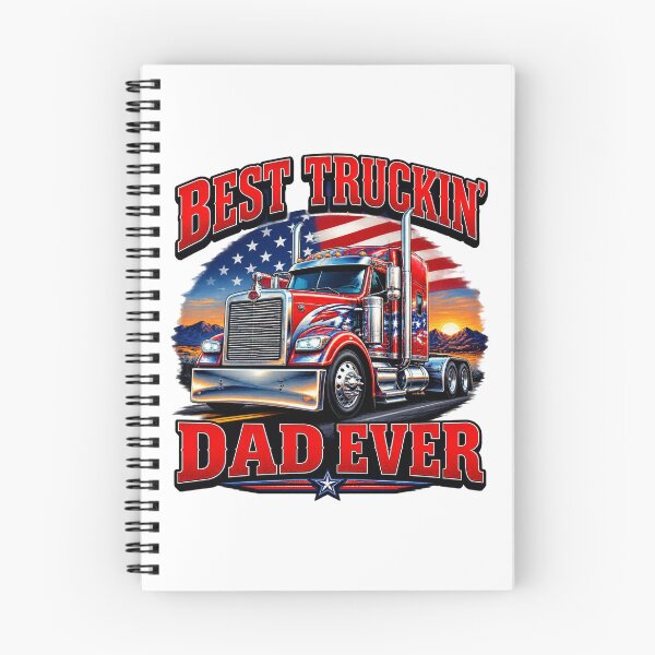 Item preview, Best Trucking Dad Ever - Proud Father Design for Truck Drivers PERFECT GIFT FOR YOU AND FRIENDS designed and sold by CatGoesBoom.
