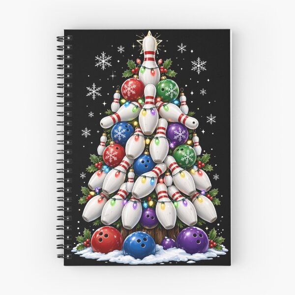 Item preview, Funny Bowling Christmas Tree Lights Xmas Bowler designed and sold by CF_VintageDesign.