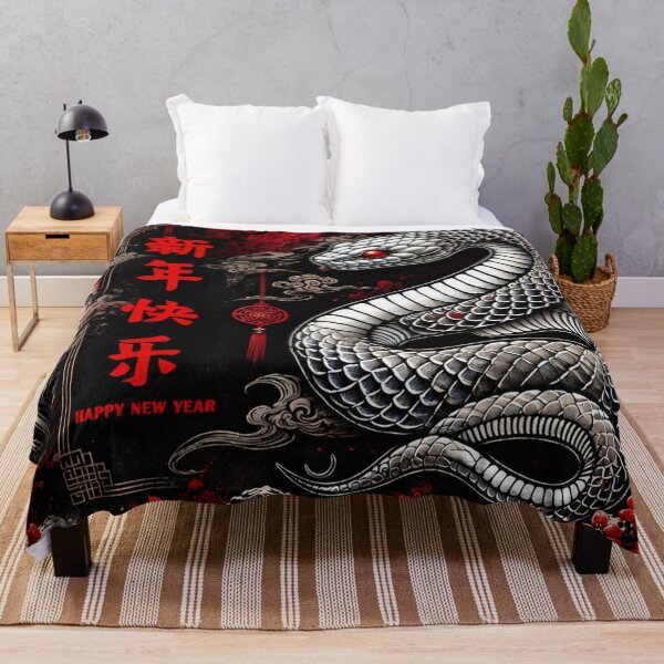 Item preview, Year of the Snake 2025 | Chinese Lunar New Year Silver Serpent designed and sold by Fei Long Design Hub.