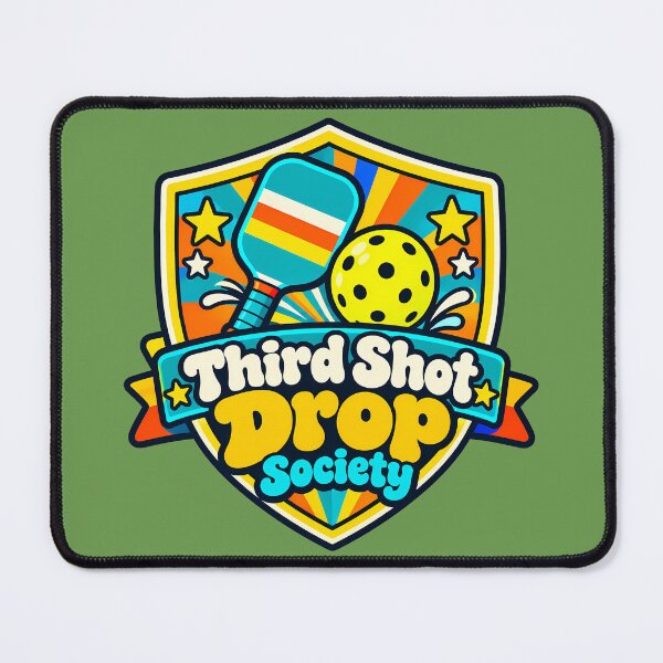 Item preview, Third Shot Drop Society Pickleball Patch designed and sold by LV-creator.