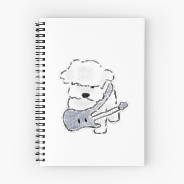 Item preview, White Bichon Frise Playing Electric Guitar designed and sold by raun.draw.