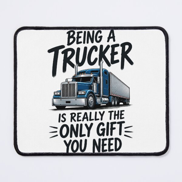Item preview, Being a Trucker Life Design for Truck Drivers and Road Warriors PERFECT GIFT FOR YOU AND FRIENDS designed and sold by CatGoesBoom.