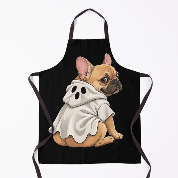 Item preview, Frenchie Ghost - French Bulldog in Ghost Costume designed and sold by Panita-Comics.