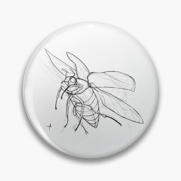 Item preview, Cute June Bug Sketch – Flying Beetle Illustration designed and sold by HunzikerArt.