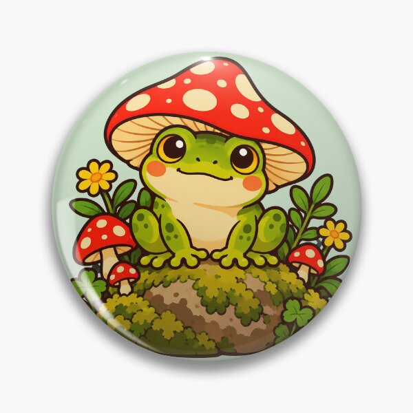 Item preview, Frog with the Red Mushroom Hat designed and sold by LV-creator.