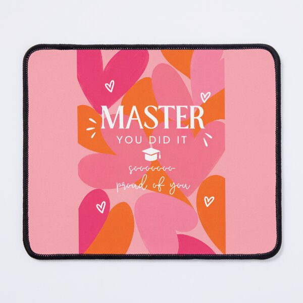 Item preview, Master's Graduation Card for Her | Pink Heart Congratulations | Proud of You designed and sold by Aesthetic-Avenue.