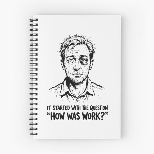 Item preview, How Was Work Man With Black Eye designed and sold by SplashTastic.