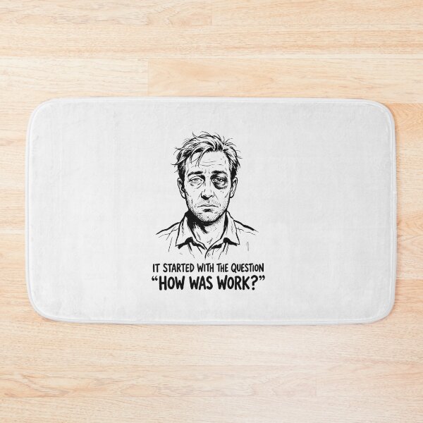 Item preview, How Was Work Man With Black Eye designed and sold by SplashTastic.