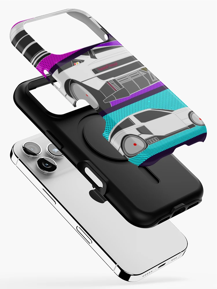 Thumbnail 2 of 4, iPhone Case, Retro Racer designed and sold by Avida2c.