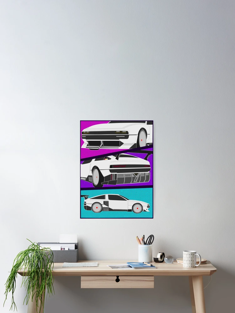 Thumbnail 2 of 3, Poster, Retro Racer designed and sold by Avida2c.