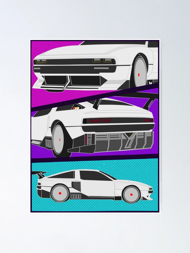 Thumbnail 1 of 3, Poster, Retro Racer designed and sold by Avida2c.