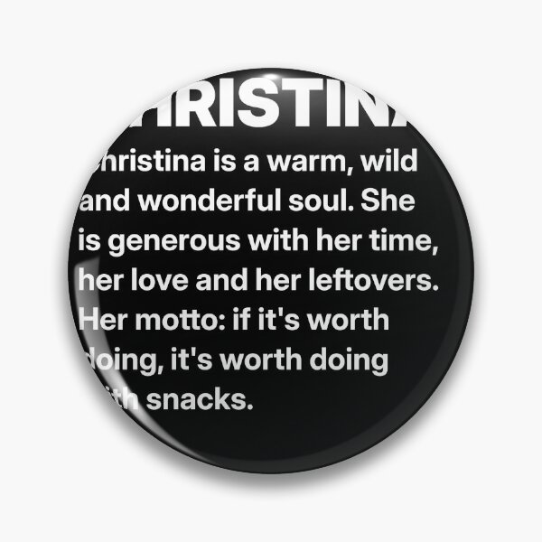 Item preview, Christina Name Funny Personalized Gift for Her designed and sold by Mygoodees.