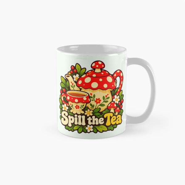 Item preview, Spill The Tea Mushroom Teapot designed and sold by LV-creator.
