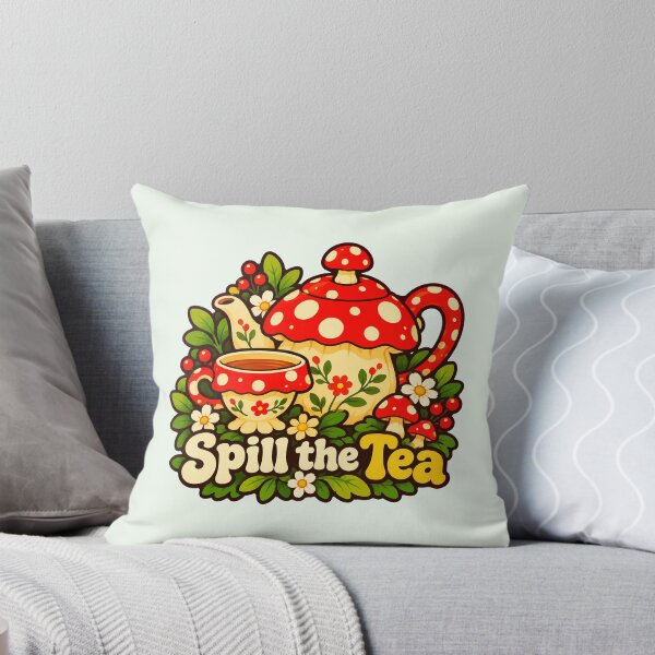 Item preview, Spill The Tea Mushroom Teapot designed and sold by LV-creator.