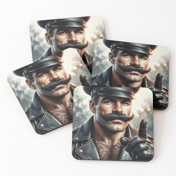 Item preview, Vintage 1940's Sir Viktor Gay Leather Berlin Tom of Finland Tribute designed and sold by ItsAKinkThing.