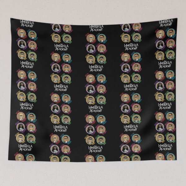Item preview, Umbrella Academy All Characters Cartoon Colors designed and sold by locunhatuna.
