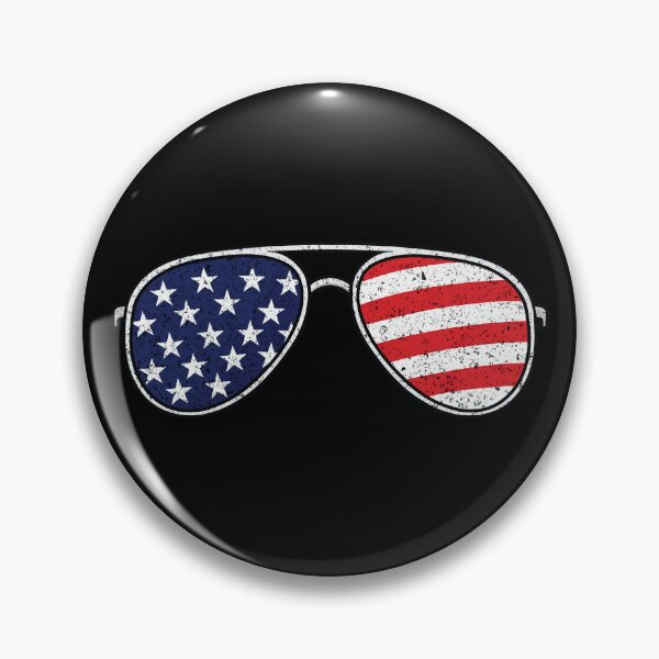 Item preview, Vintage American Flag Sunglasses - Retro 4th of July designed and sold by Marshallamoakohene.