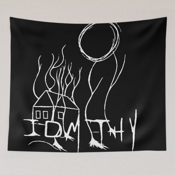Item preview, Home Thy – Dark Forest Sketch Gothic House Minimalist designed and sold by Kangicel.