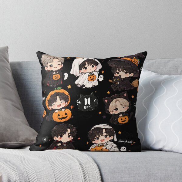 Item preview, BTS Halloween Chibi Stickers – Cute Spooky Bangtan Boys designed and sold by JTitli.