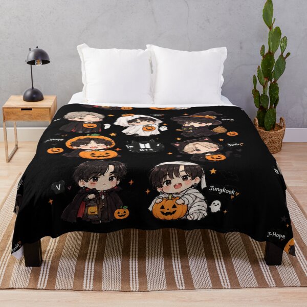 Item preview, BTS Halloween Chibi Stickers – Cute Spooky Bangtan Boys designed and sold by JTitli.