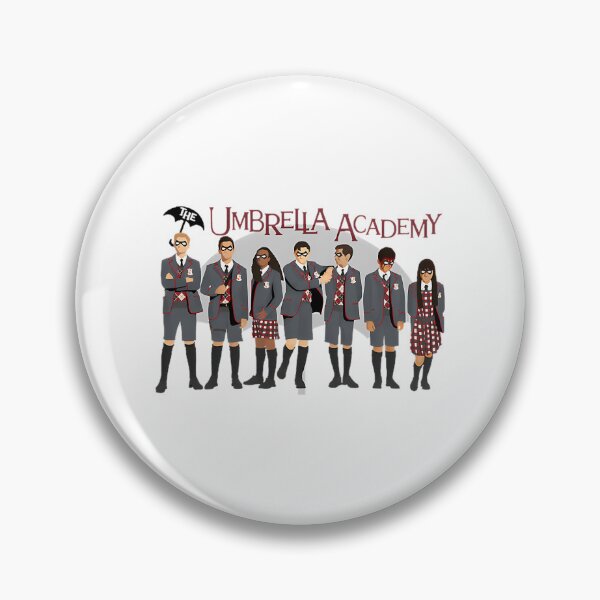 Item preview, The Umbrella Academy Inspired Group Illustration Artwork designed and sold by locunhatuna.