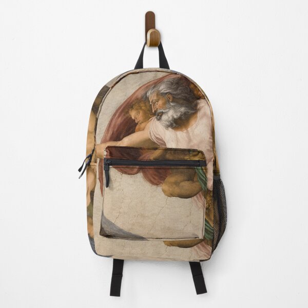 Item preview, Michelangelo, Creation of Adam, Pizza Parody, Art History, Humor, God designed and sold by Mauswohn.